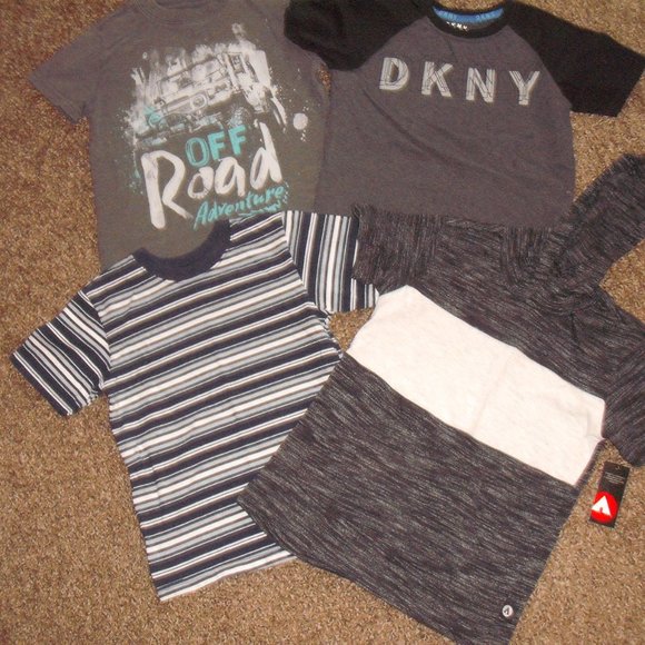 4 short sleeve shirts age 5 / 5t one is new NWT - Picture 2 of 2